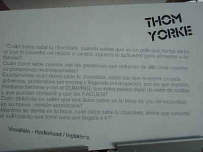 Carta de Thom Yorke